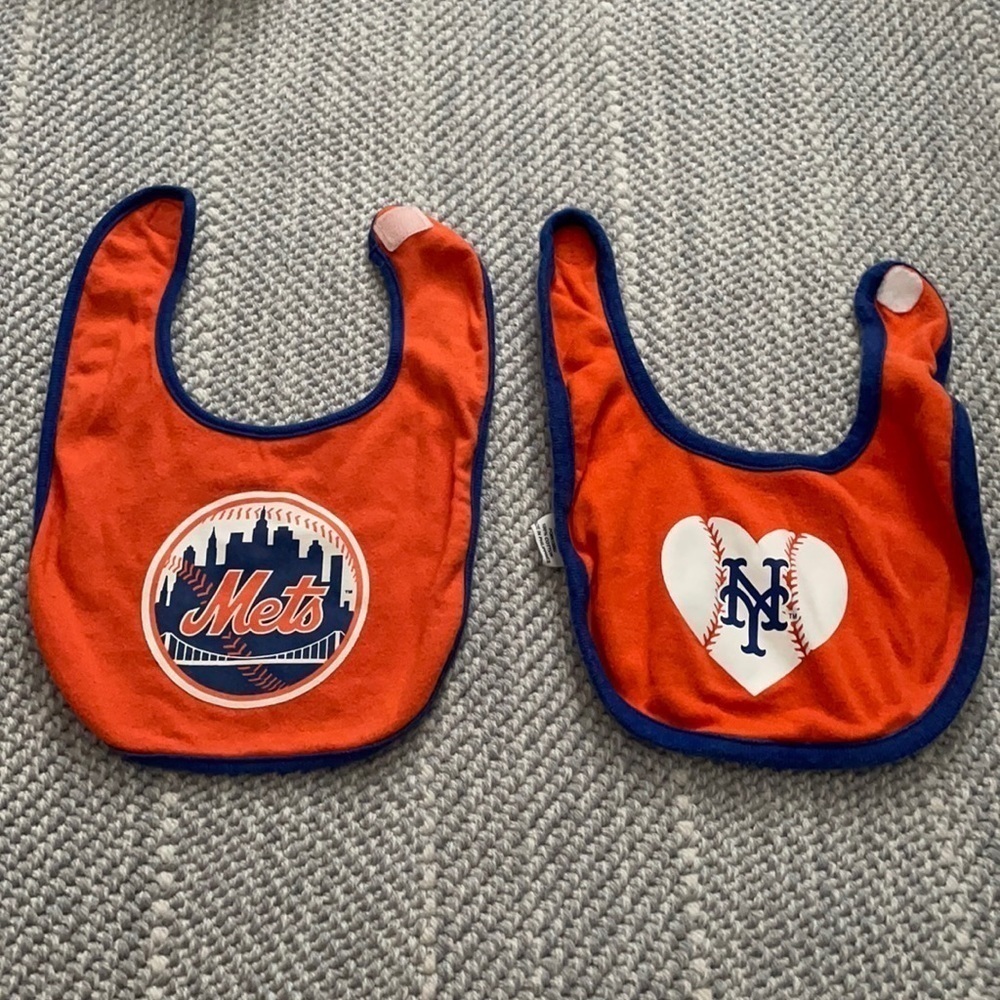 Met’s MLB Baseball Baby Bibs